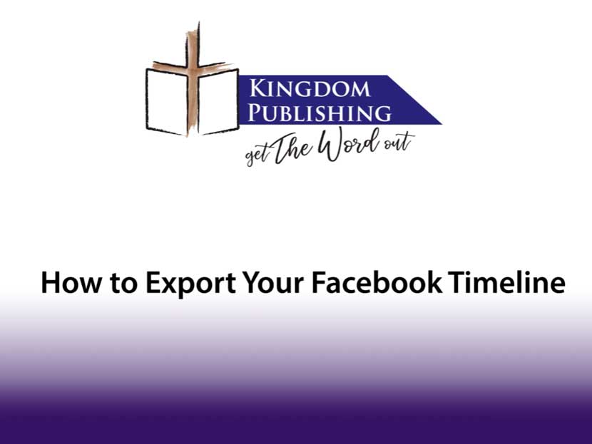 How to Download Your Facebook Timeline
